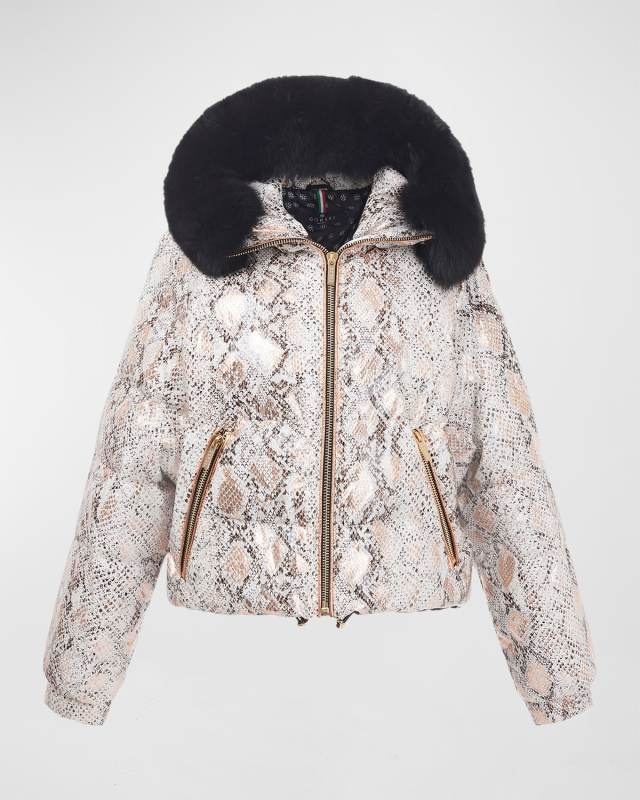 Apres-Ski Jacket w/ Detachable Lamb Shearling Tri
